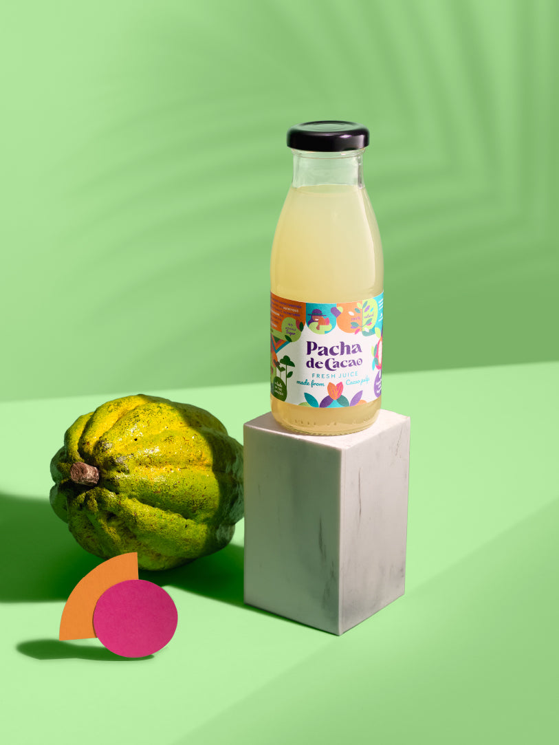 Pacha de cacao. Zumo de la pulpa de cacao, 250 ml