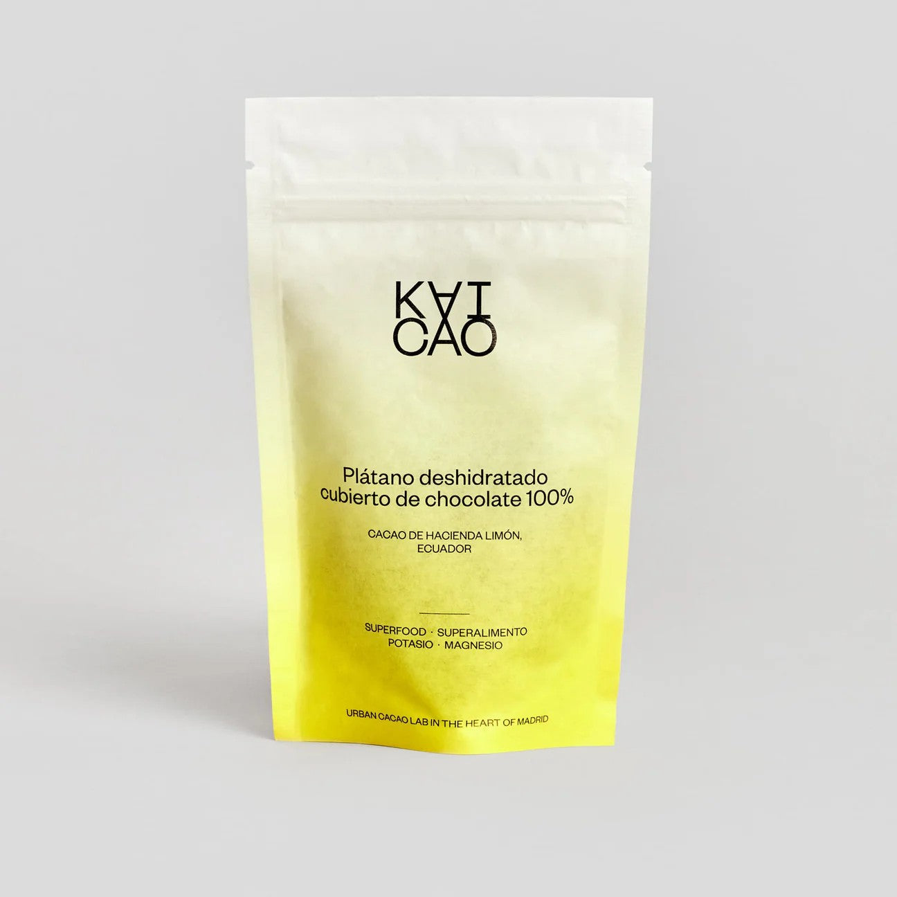 Džiovinti minkšti Bananai, padengti 100% šokoladu, 100g