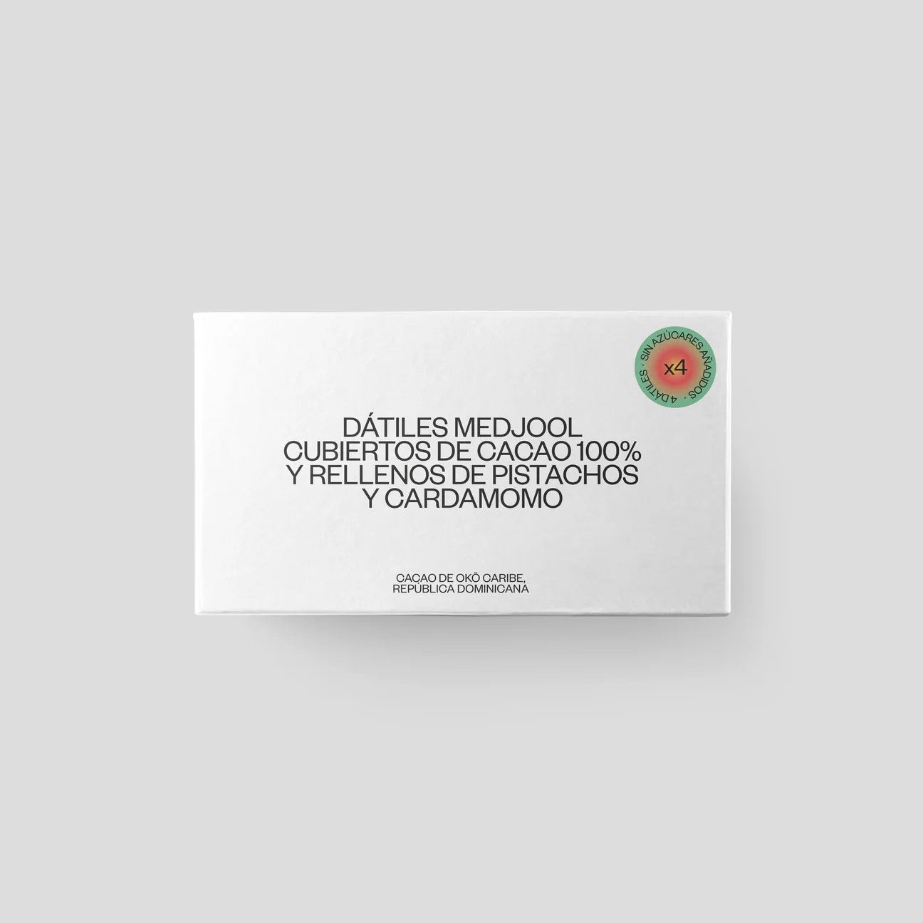 Medjool datulės, įdarytos pistacijomis ir kardamonu, padengtos 100% šokoladu
