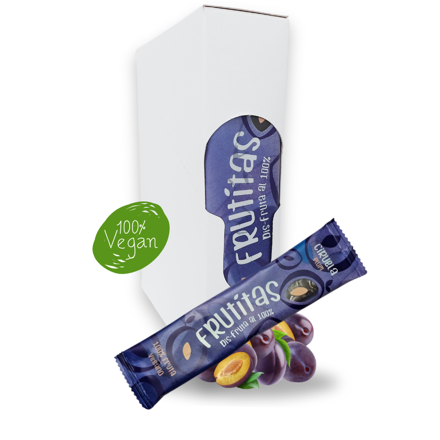 Fruititas of Plum, fruit leather tongue, 1 unit