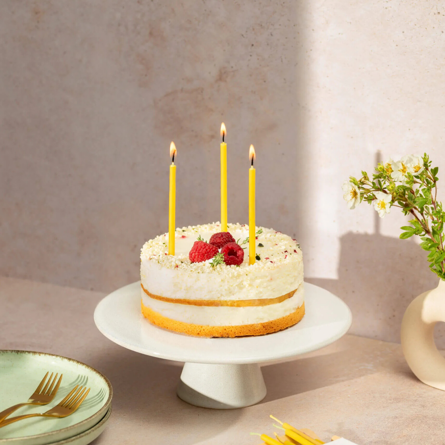 Velitas de cumpleaños (natural)