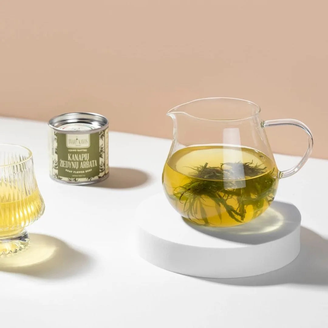 Infusion de flores de cáñamo