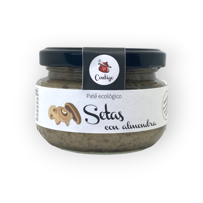 Ekologiška grybų ir migdolų užtepėlė, 120g