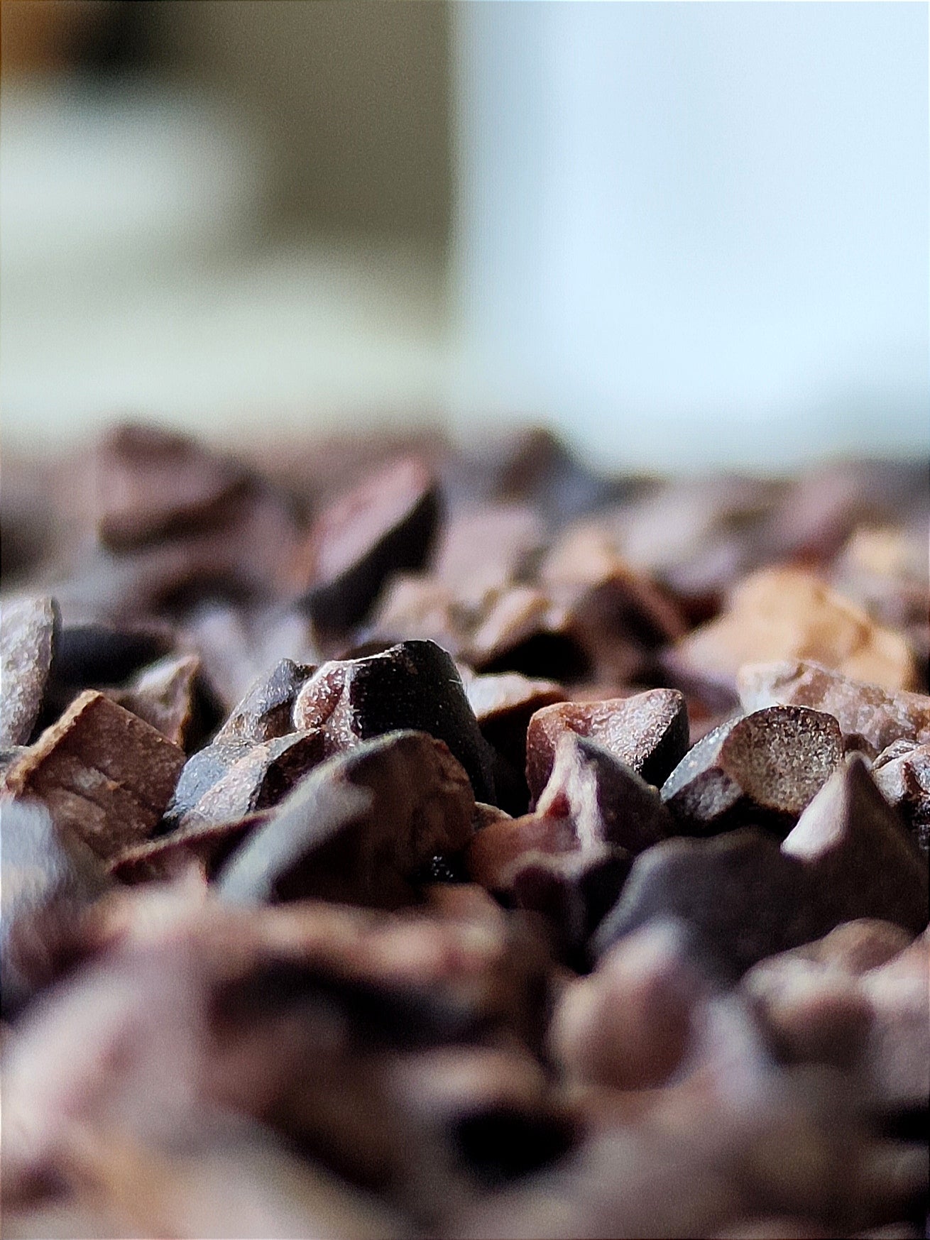 Nibs (trocitos) de Cacao ecologico tostado, 100g