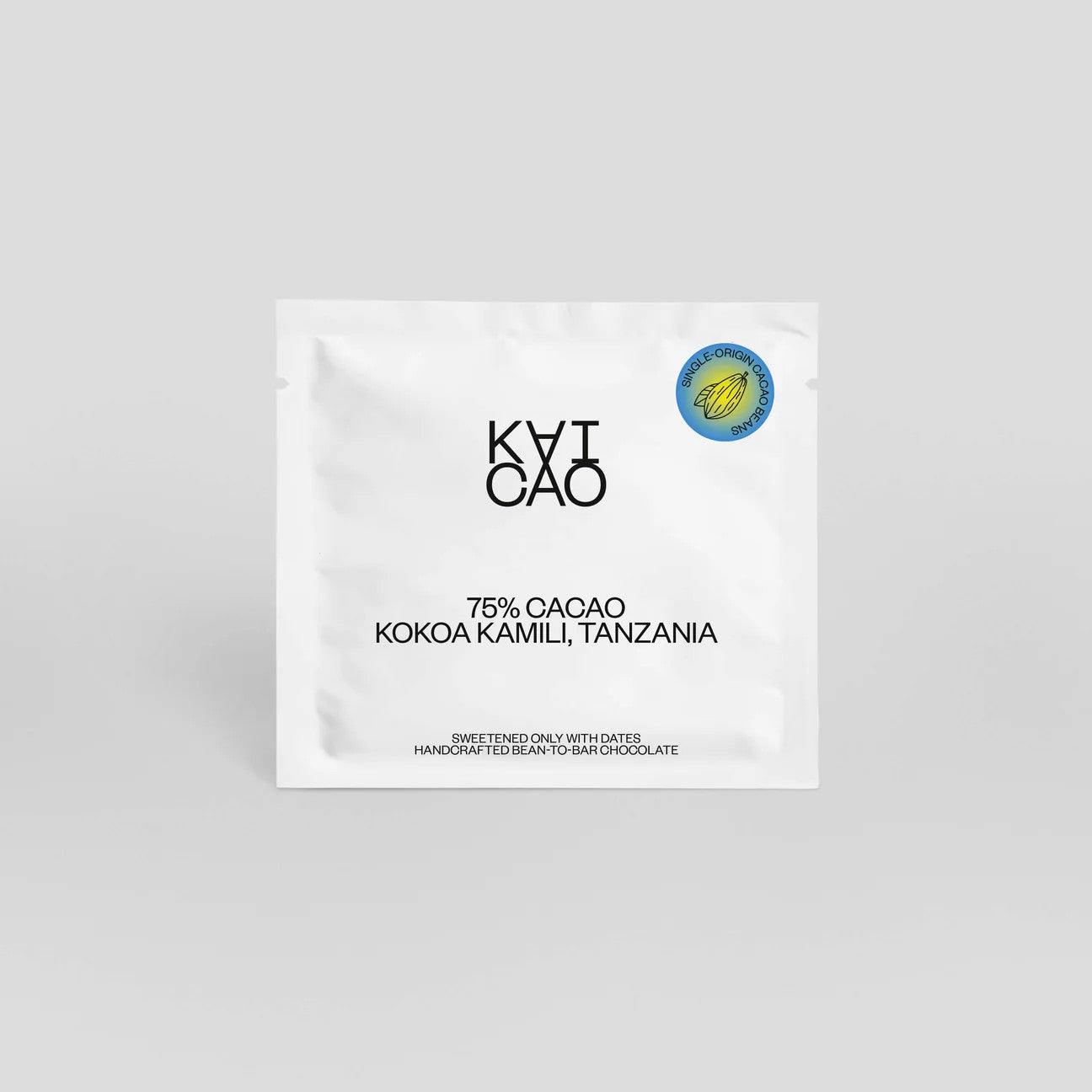 75% chocolate Kokoa Kamili, Tanzania, endulzado con dátiles