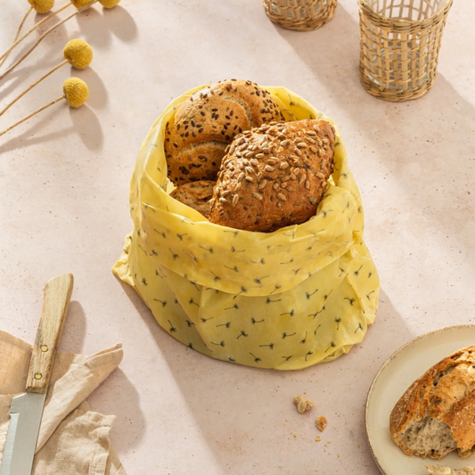Bolsa para pan de cera de abeja