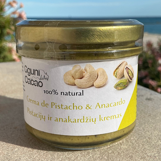Crema de pistacho y anacardo, 100gr