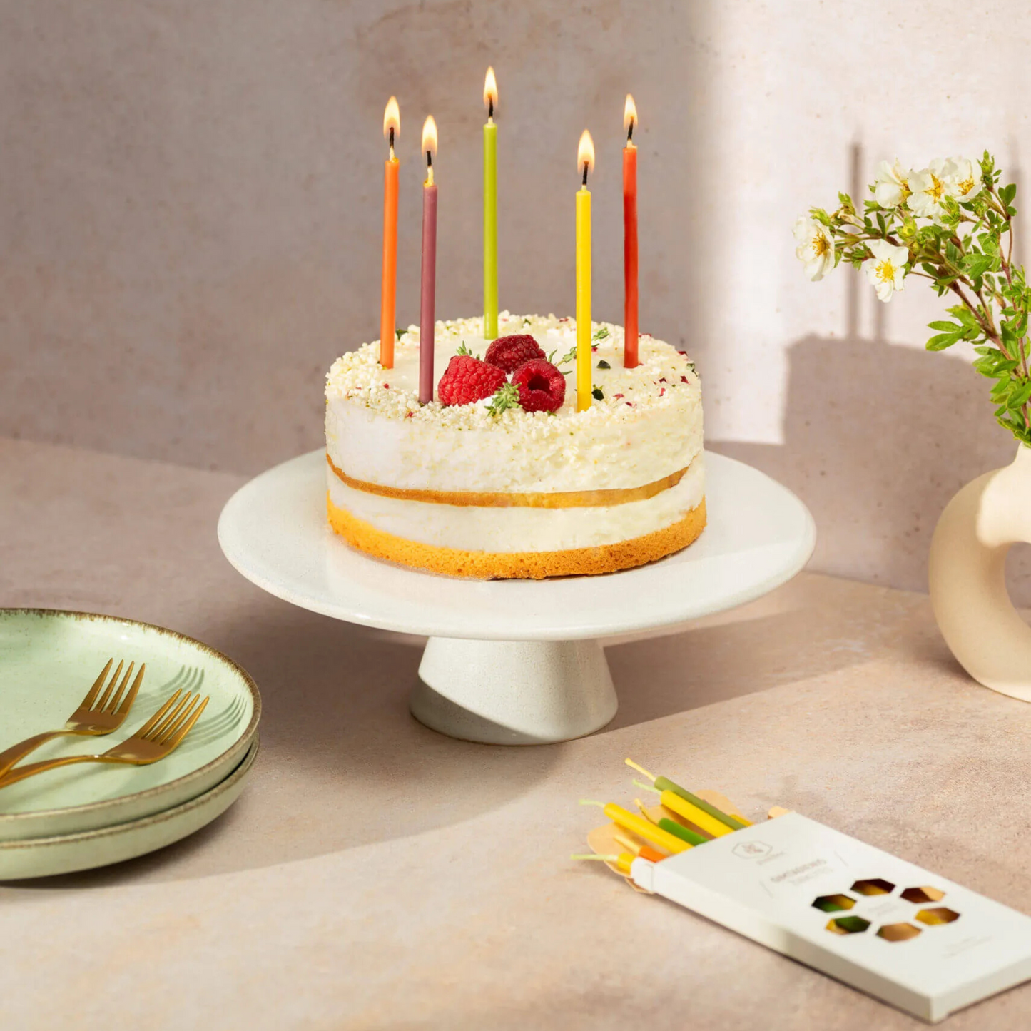 Velitas de cumpleaños (de colores)