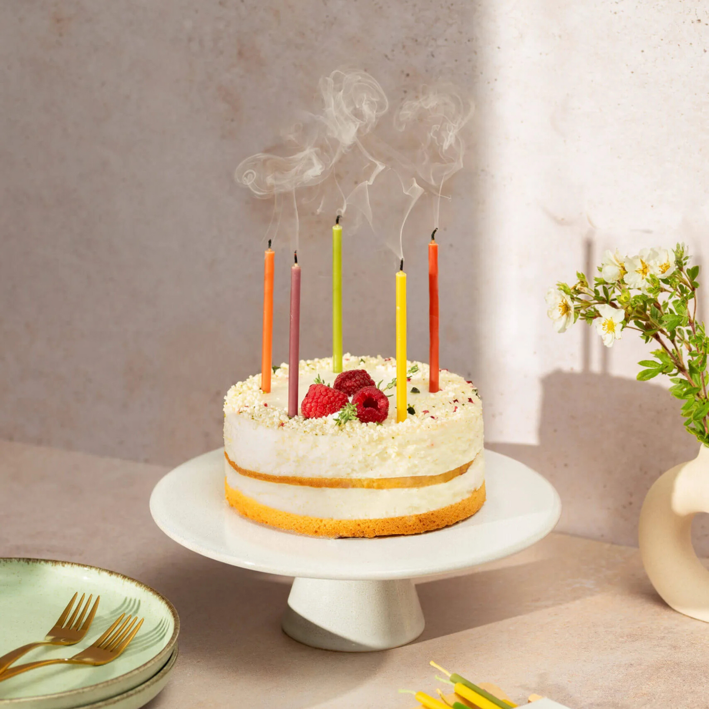 Velitas de cumpleaños (de colores)